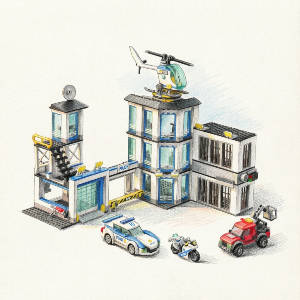Lego Set Creator - Набор для сборки модели городской военной