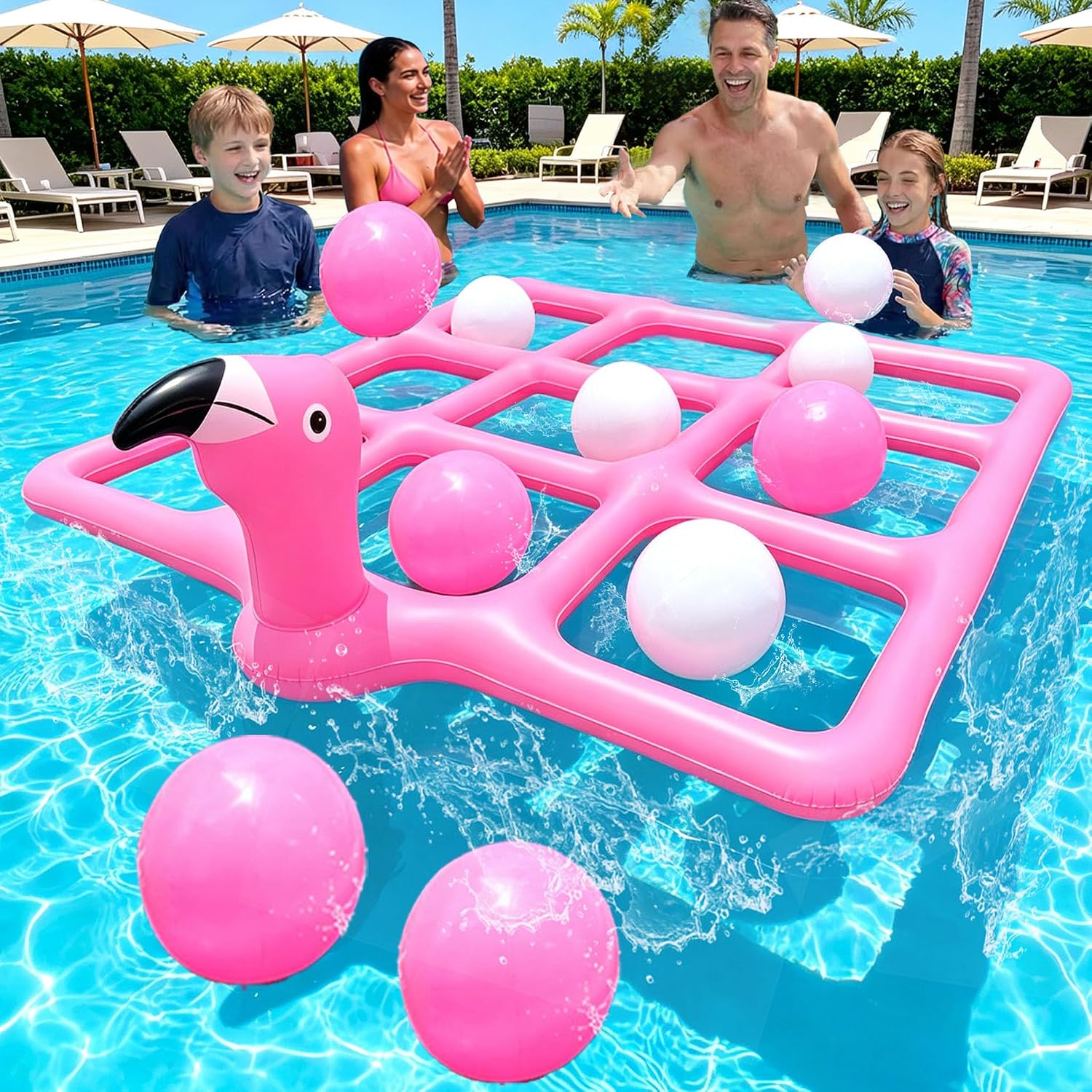 Tic Tac Toe Giant - Розовый гигантский набор для игры в
