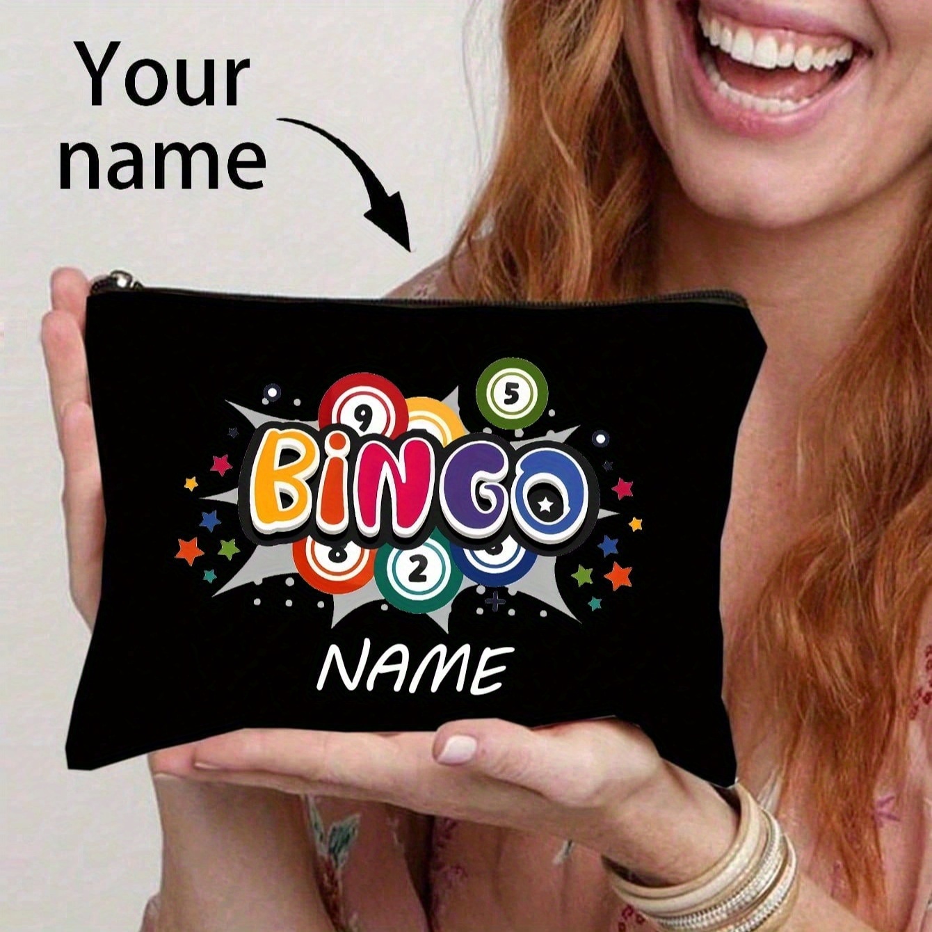 Party Games Name - Персонализированная сумка-тоут для игры в бинго