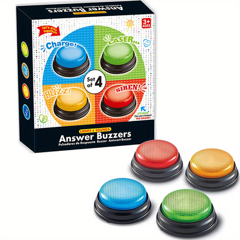 4 шт., игрушки-звуки с подсвет – обзор и цена Party Family Games