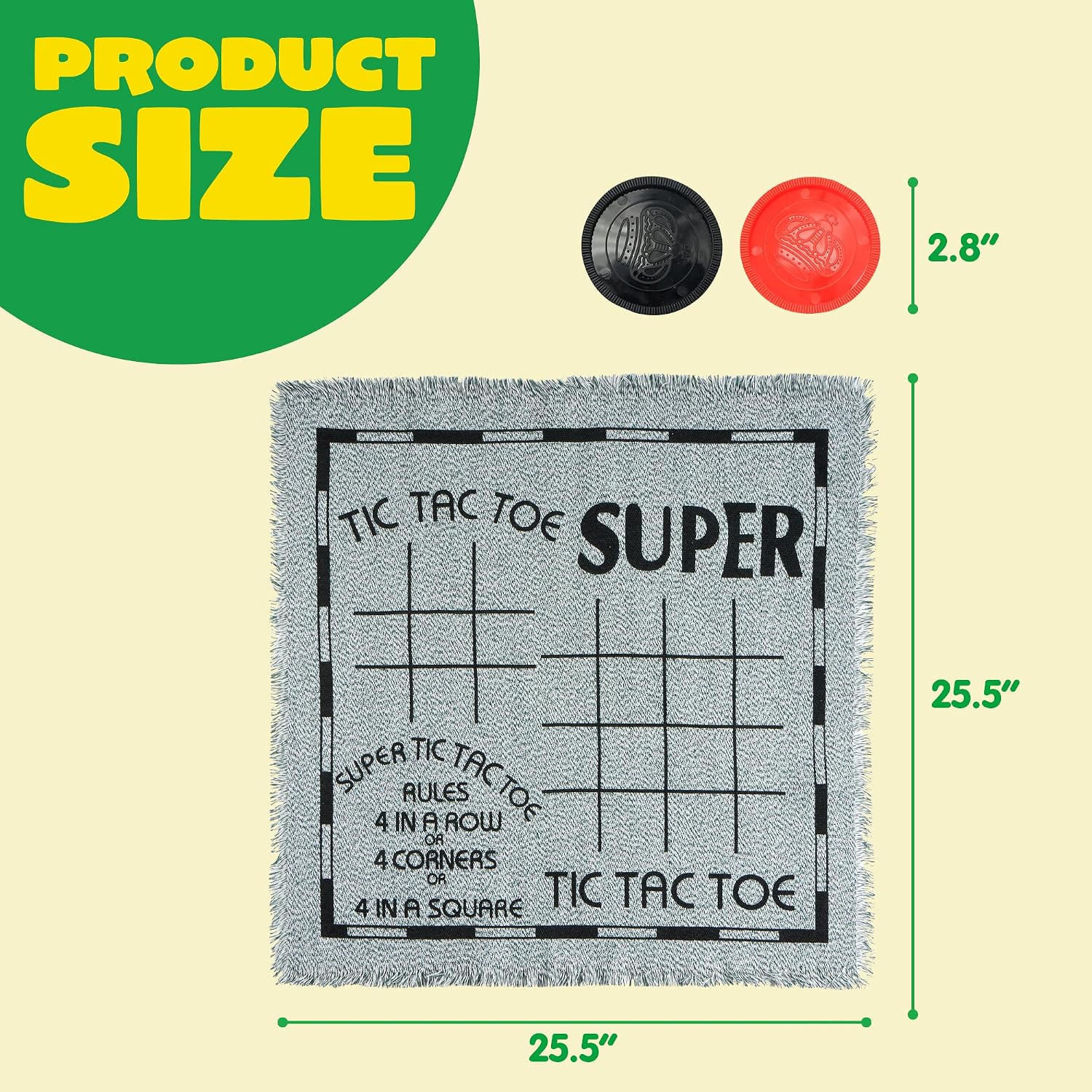 Набор 3-в-1: Винтажные гигантс – обзор и цена Tic Tac Toe Giant
