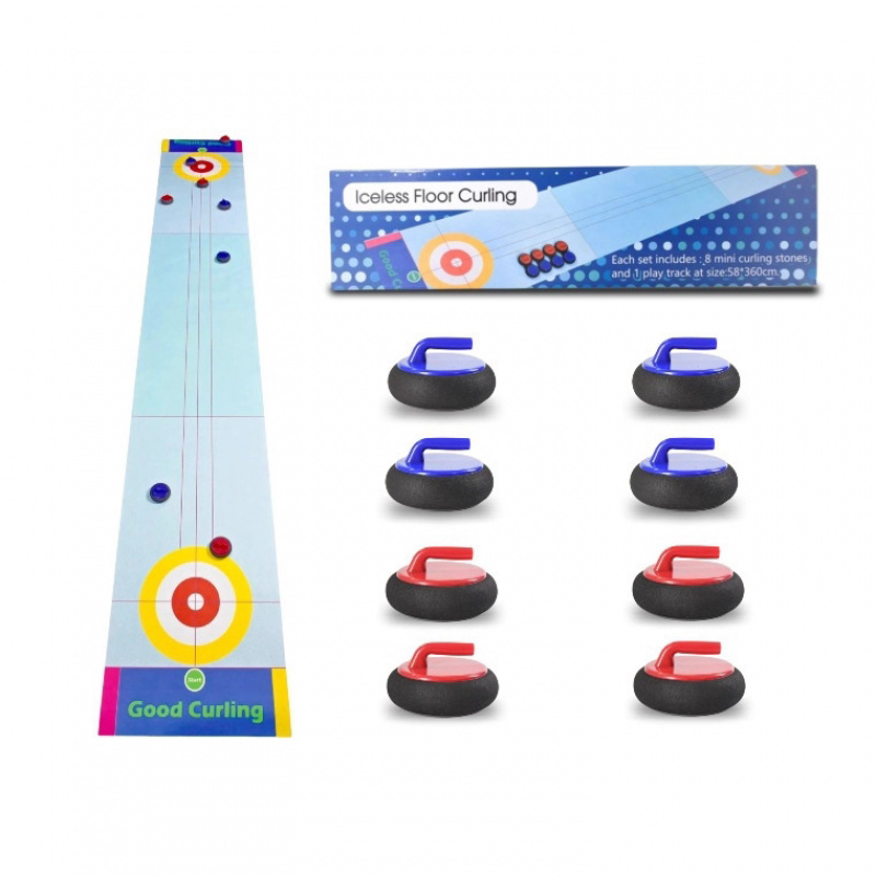 Набор для игры в керлинг: наст – обзор и цена Party Family Games